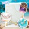 2 Pack Fish Net Decorations for Party, Natural Cotton Hawaiian Party Fishing Net Decorative, Nautical Themed Cotton Fishnet Under The Sea Pirate Ocean Beach Decor